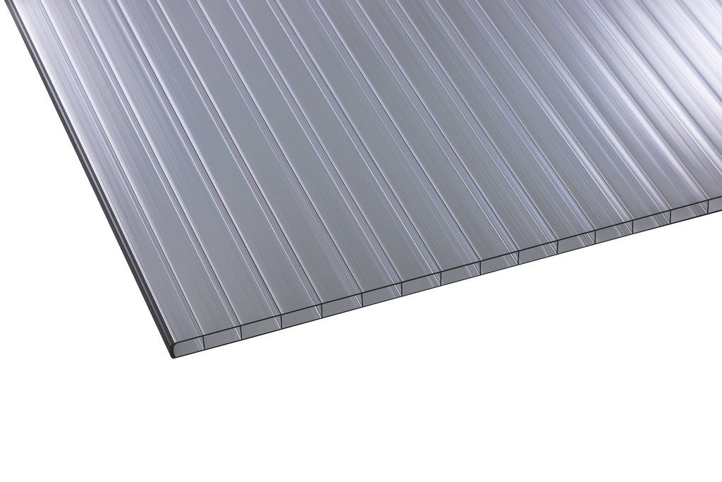 Stegplatte Polycarbonat esthetics graphit 16 – 16mm, 980mm Breite kaufen – Produktbild freigestellt