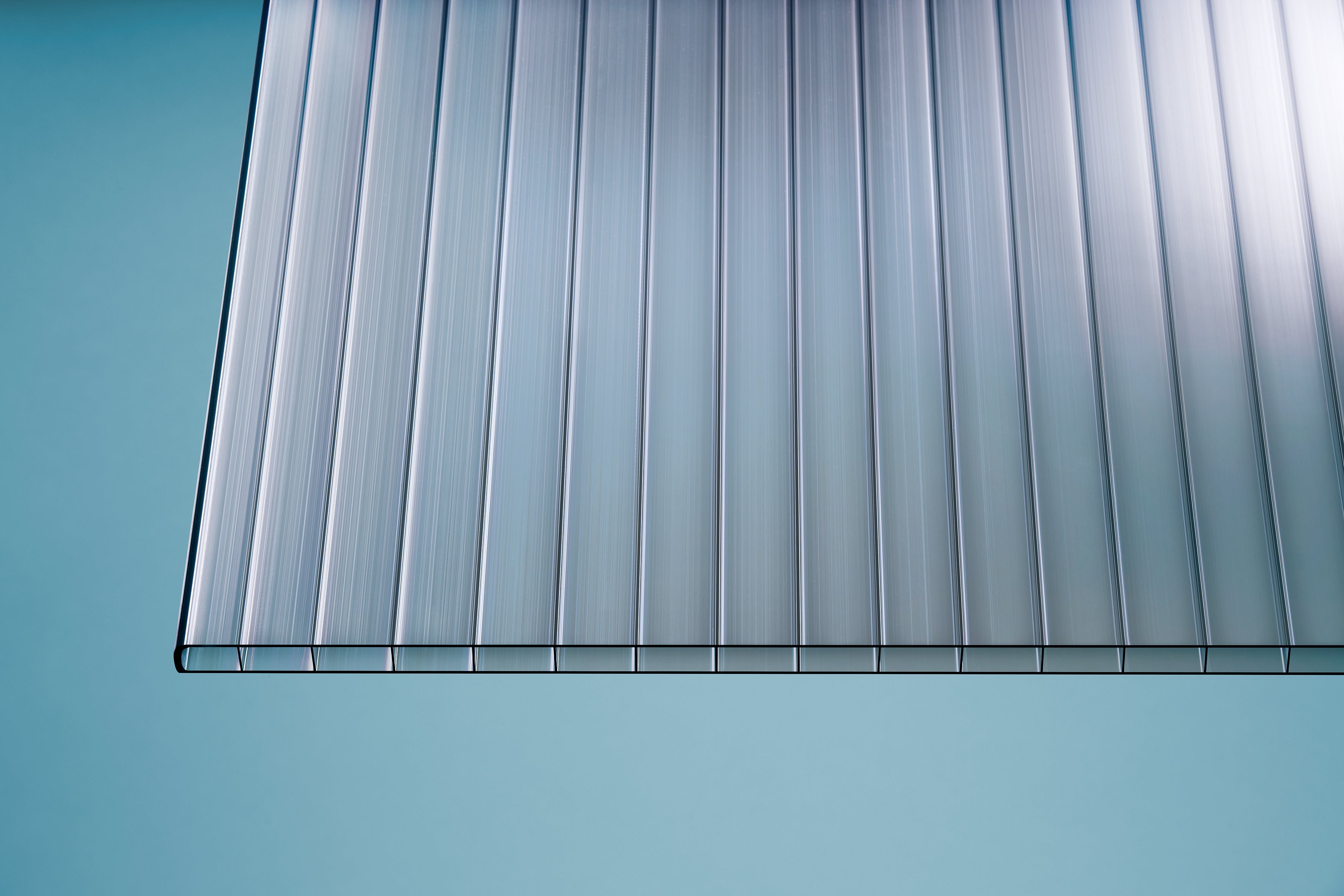 Stegplatte Polycarbonat esthetics graphit 16 – 16mm, 980mm Breite – Produktansicht 3