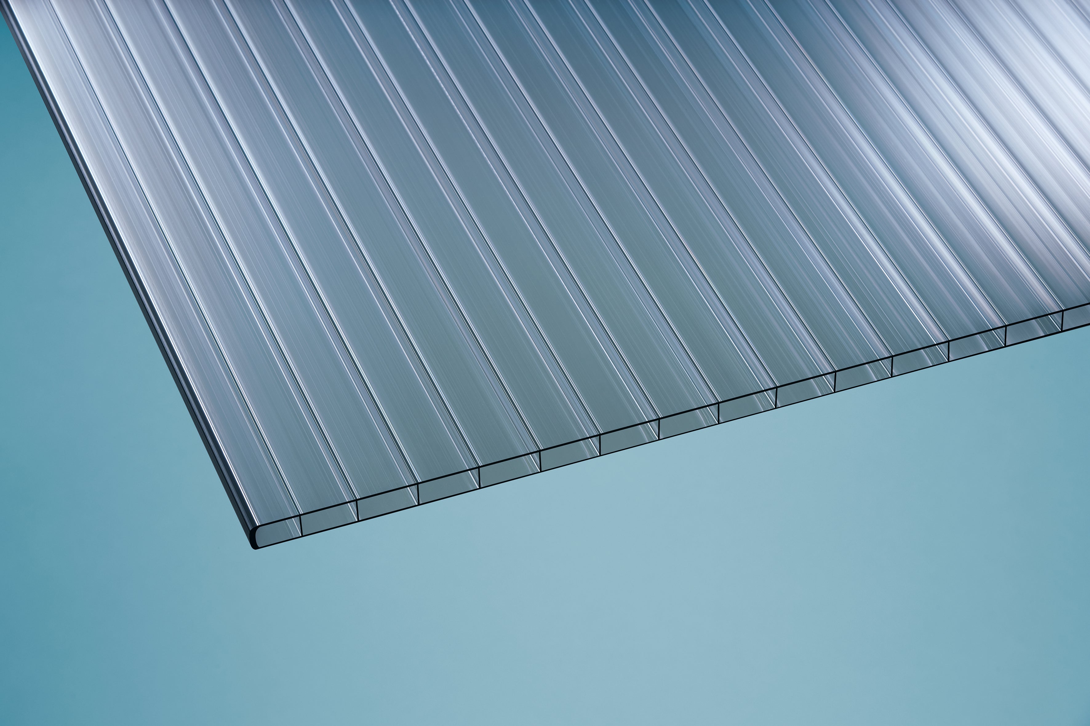Stegplatte Polycarbonat esthetics graphit 16 – 16mm, 980mm Breite – Produktansicht 4