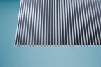 Hohlkammerplatte Polycarbonat Zebrastyle 16mm Klar/anthrazit – auf Carport montiert