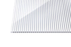 Hohlkammerplatte Polycarbonat Zebrastyle 16mm Klar/weiß – Detailansicht