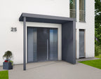 Haustürvordach Hamburg Extra XL mit 125 cm Dachtiefe