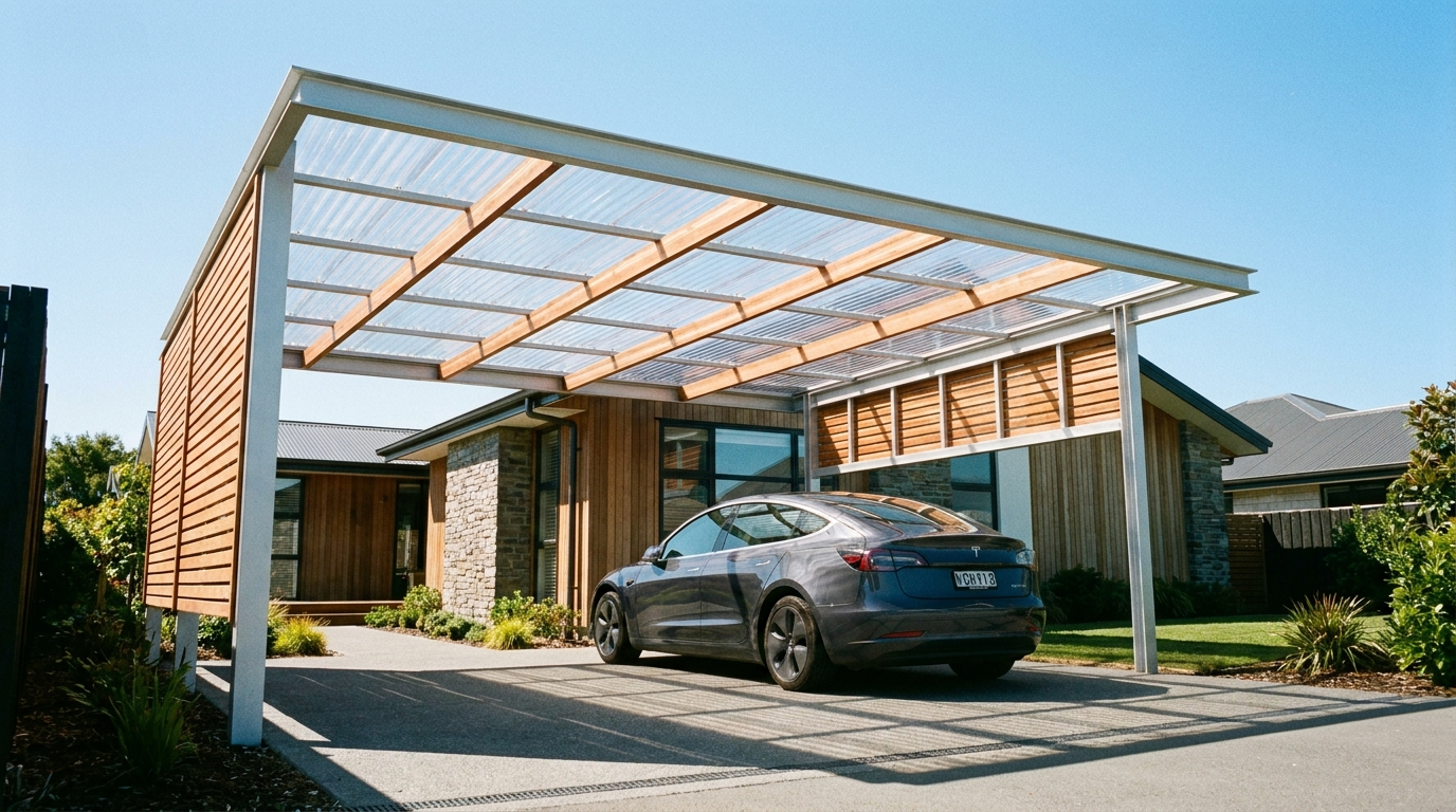 Carport bauen & eindecken