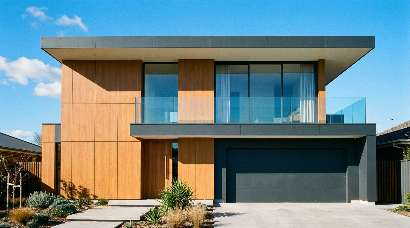 Fassade verkleiden mit HPL-Platten