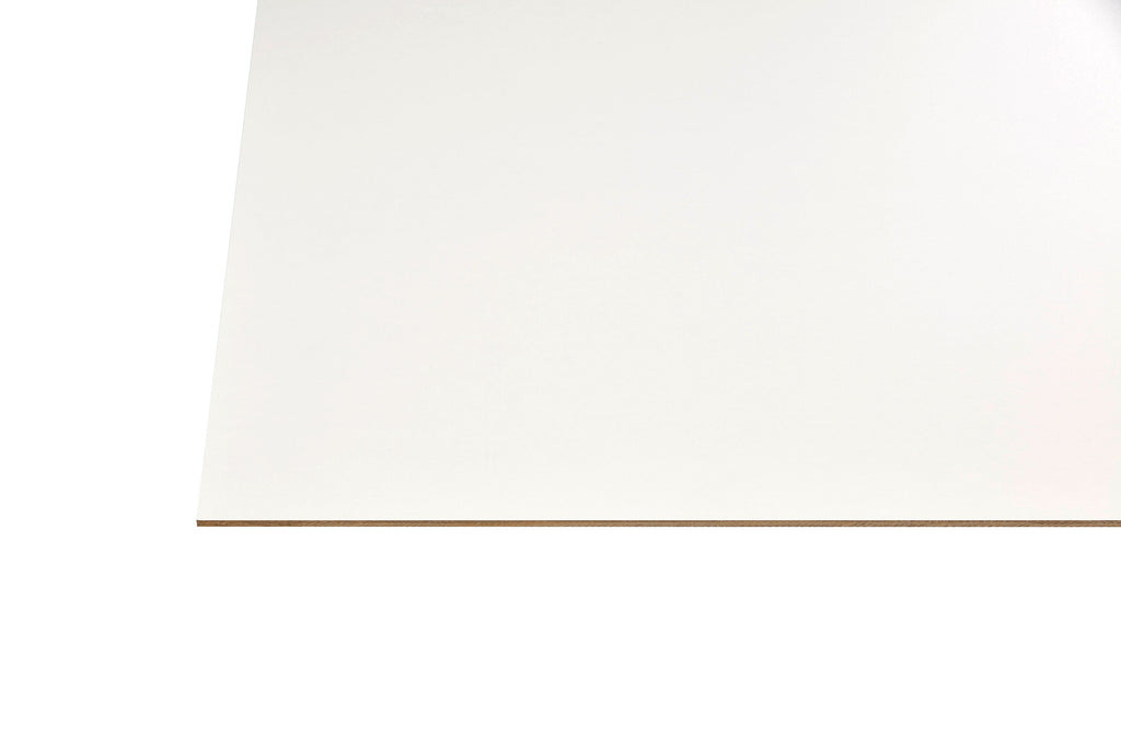 HPL – Fassaden – Schichtstoffplatte – 6mm, 1300mm Breite, Weiß – Produktbild freigestellt