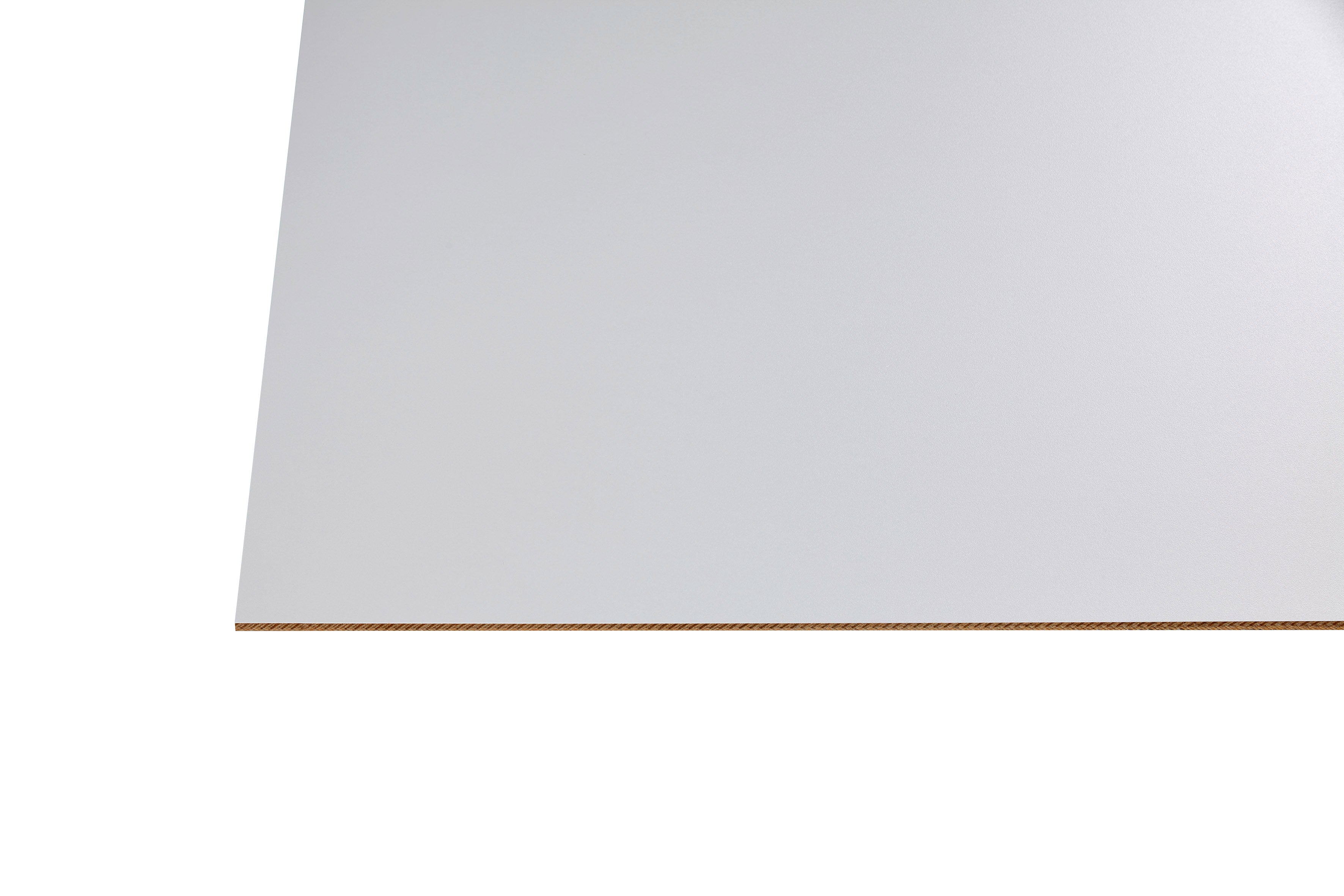 HPL – Fassaden – Schichtstoffplatte lichtgrau – 6mm, 1300mm Breite – Produktbild freigestellt