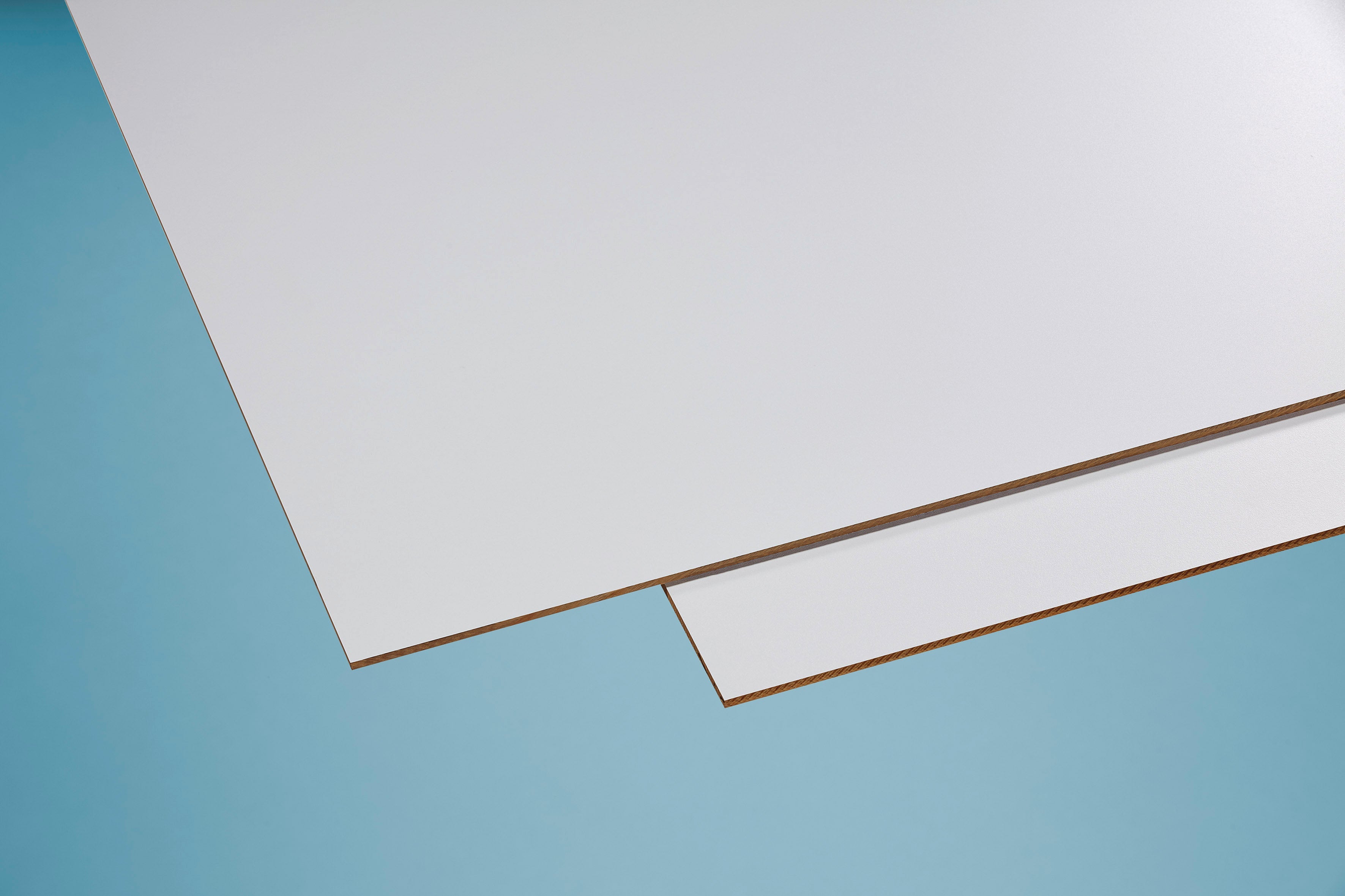 HPL – Fassaden – Schichtstoffplatte lichtgrau – 6mm, 1300mm Breite – Produktfoto 4