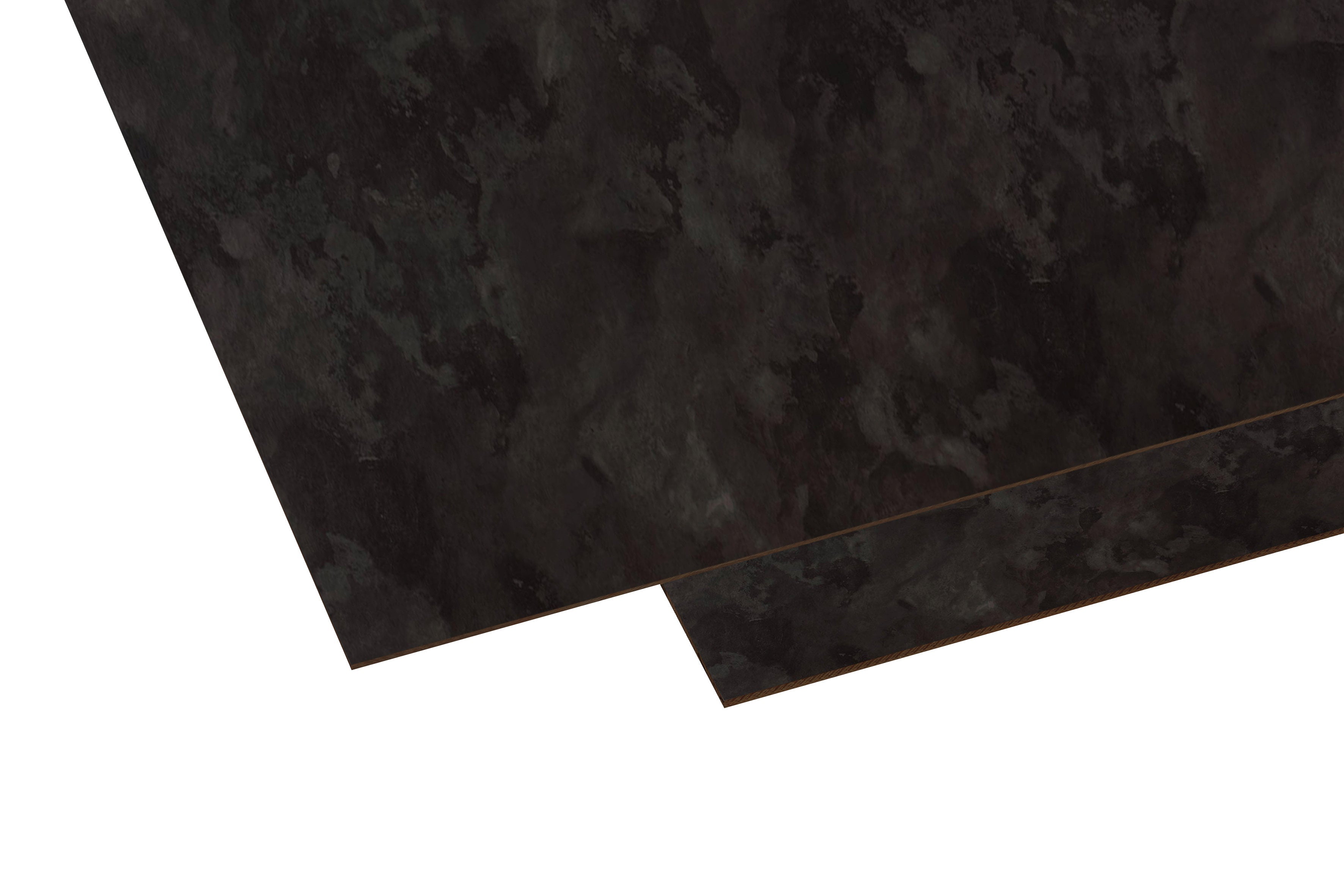 HPL – Fassaden – Schichtstoffplatte schwarzgrau – 6mm, 1300mm Breite – Produktbild freigestellt 3