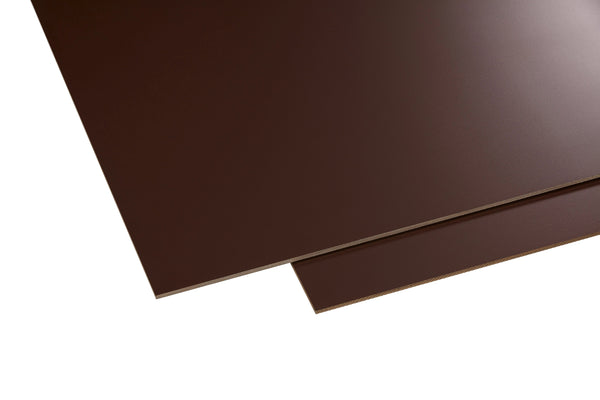 HPL – Schichtstoffplatte braun – 6mm, 1300mm Breite kaufen – Produktbild freigestellt