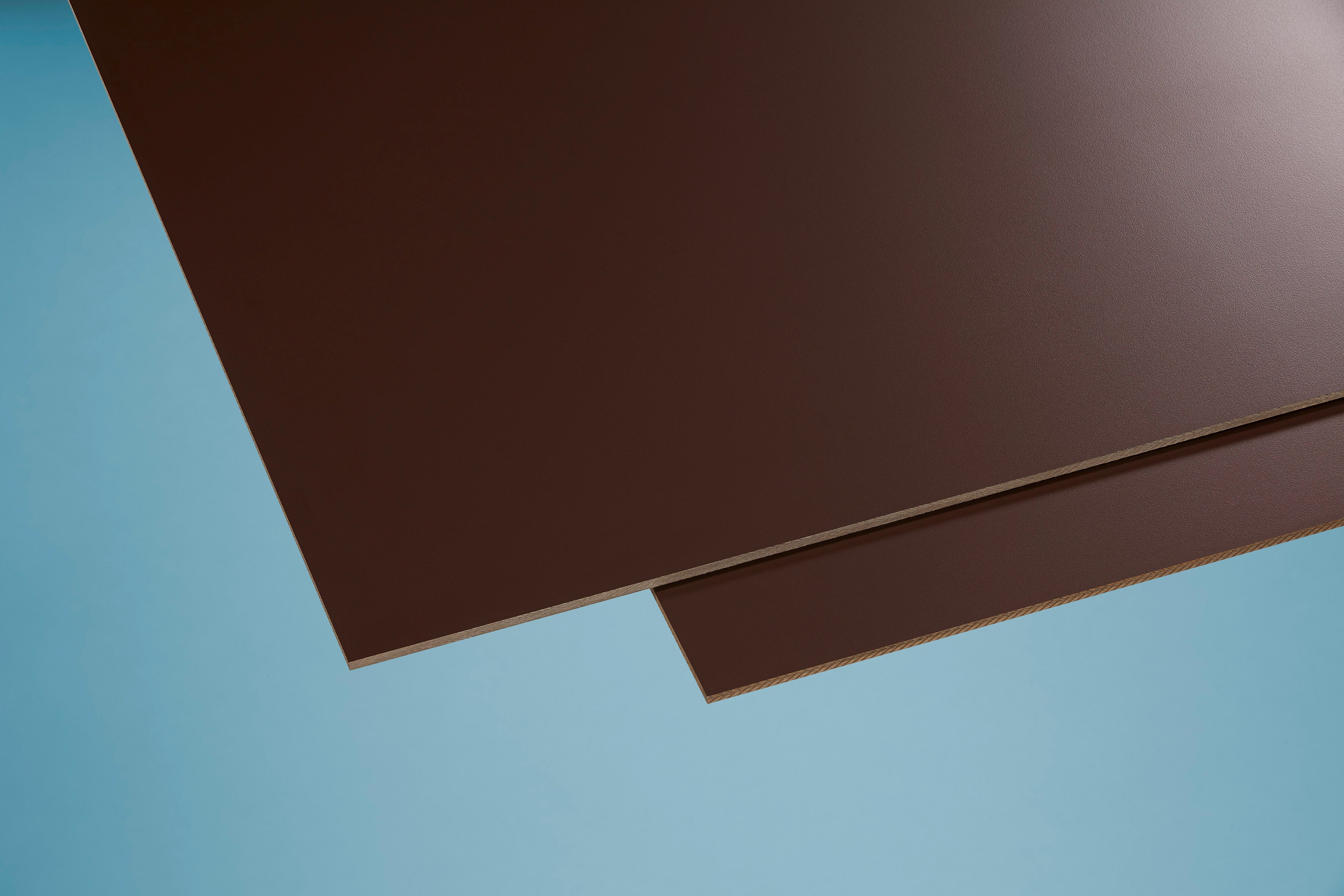 HPL – Schichtstoffplatte braun – 6mm, 1300mm Breite – Produktfoto 3