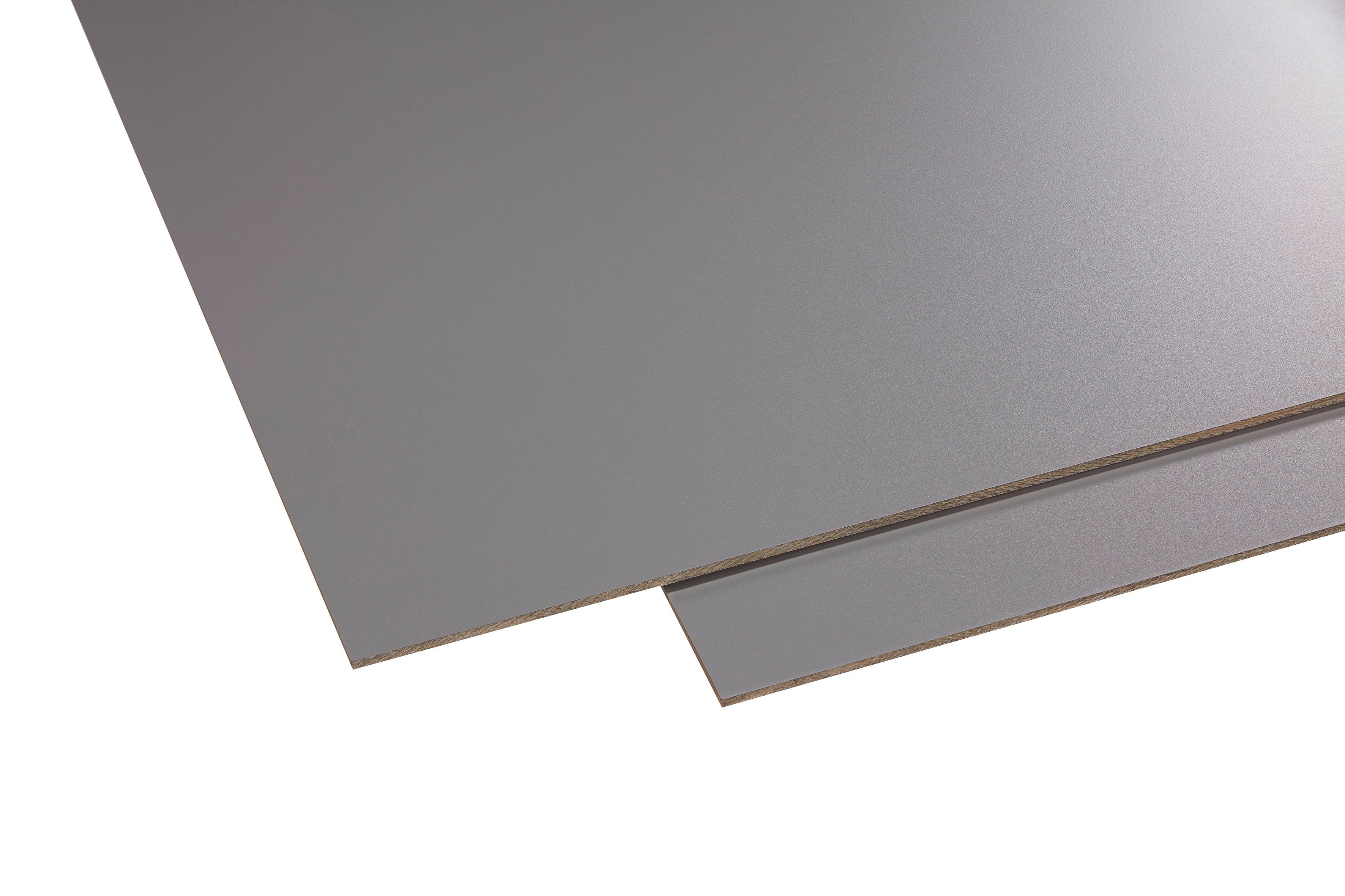 HPL – Schichtstoffplatte dunkelgrau – 6mm, 1300mm Breite kaufen – Produktbild freigestellt