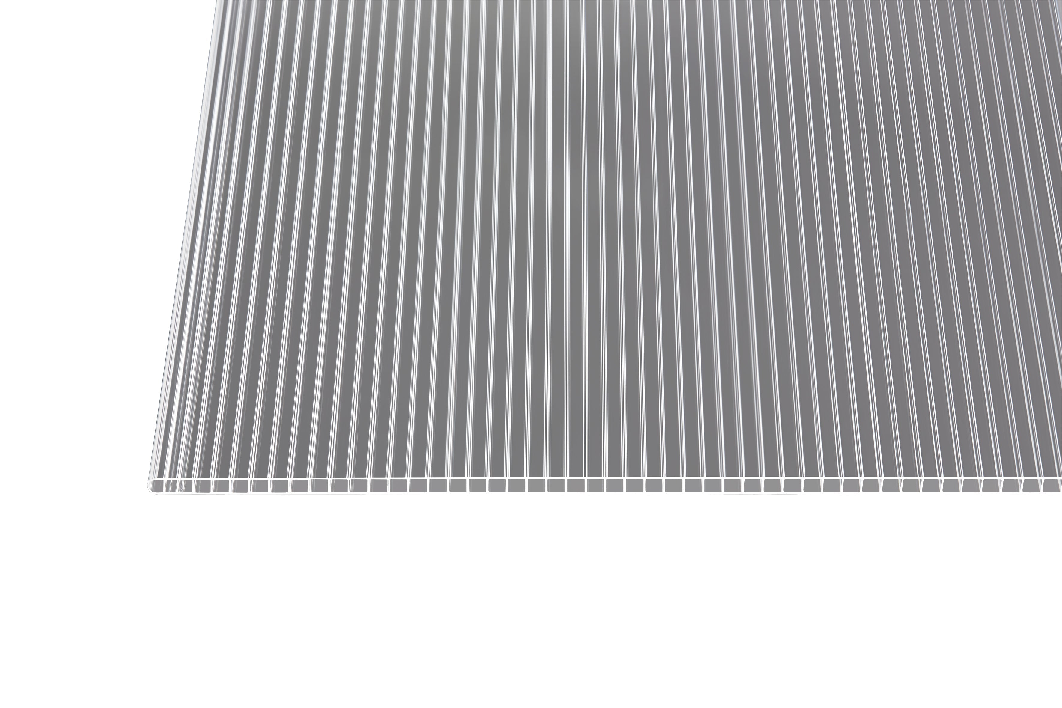Hohlkammerplatte Polycarbonat klar 10 10mm Klar – Detailansicht