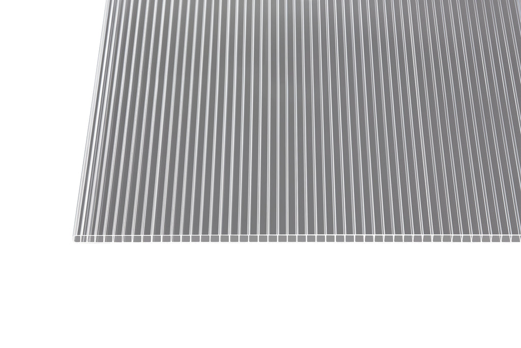 Stegplatte Polycarbonat klar 10 – 10mm – Produktbild freigestellt