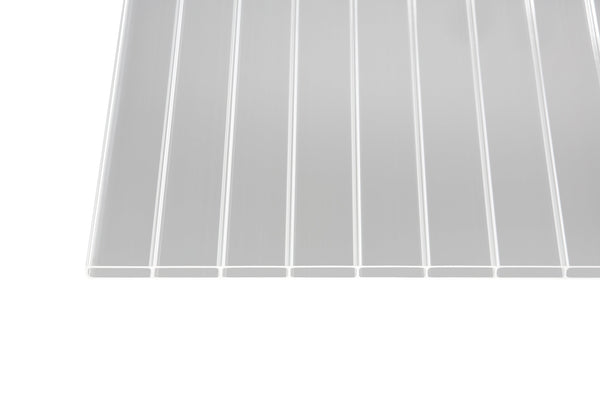 Stegplatte Acryl klar 16/64 – 16mm, 980mm Breite
