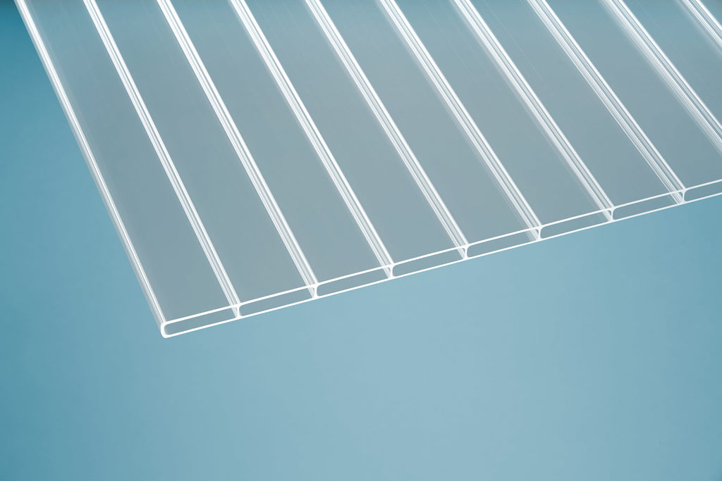 Stegplatte Acryl klar 16/64 – 16mm, 980mm Breite – Produktansicht 4