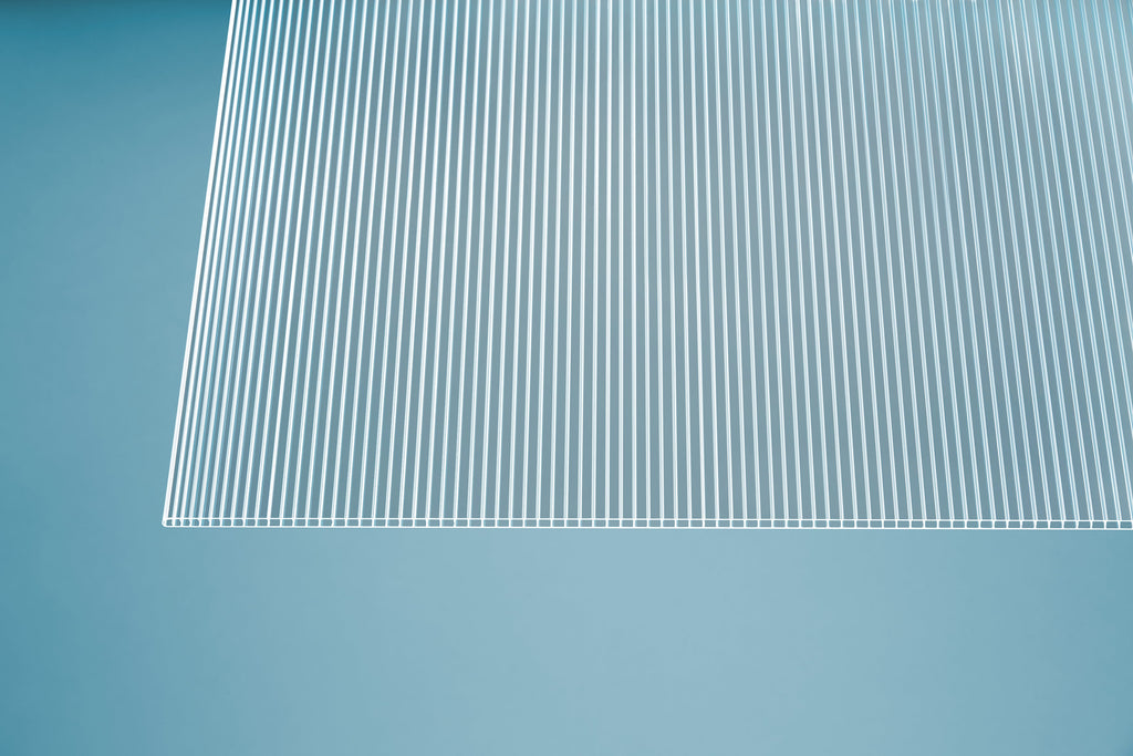 Stegplatte Polycarbonat klar 6 – 6mm, 1050mm Breite – Produktansicht 3