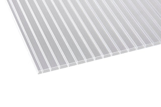 Hohlkammerplatte Polycarbonat Blueline 16mm Klar – 980mm