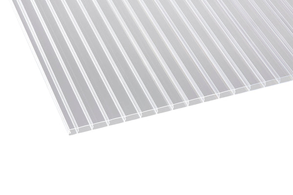 Polycarbonat PC Hohlkammerplatten esthetics 16 – 16mm, 980mm Breite, Klar kaufen – Produktbild freigestellt