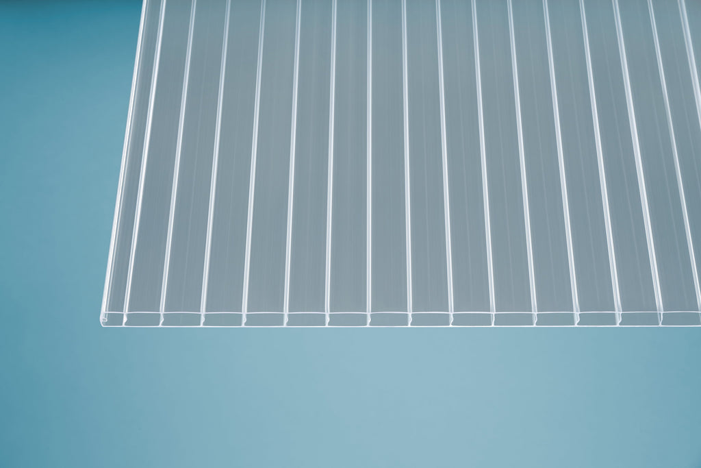 Polycarbonat PC Hohlkammerplatten esthetics 16 – 16mm, 980mm Breite, Klar – Produktansicht 3
