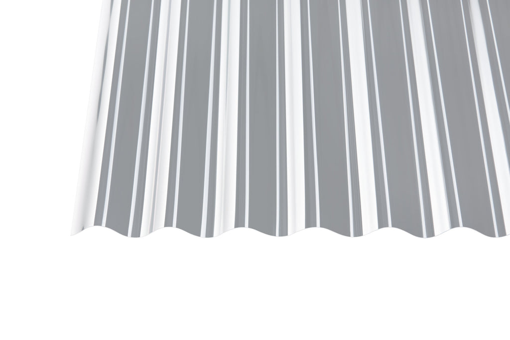 Polycarbonat Profilplatte PC 0,8mm Sinus 76/18 Klar – Detailansicht