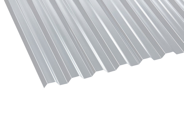Polycarbonat Profilplatte PC 1,3mm Sinus 76/18 Klar - 1045mm