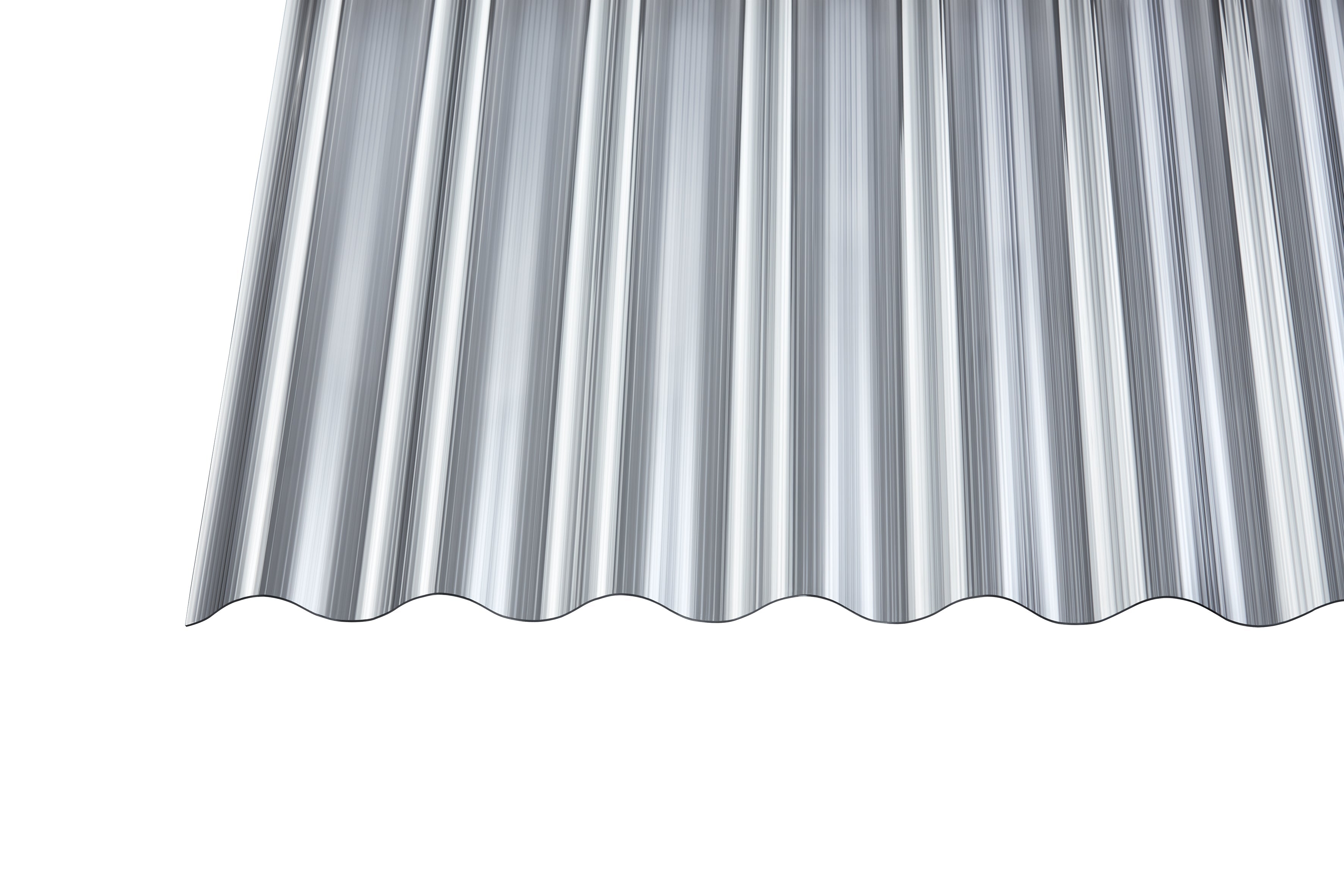 PC Profilplatten Gerillt – 1mm, 900mm Breite, Anthrazit – Produktbild freigestellt