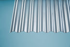 Polycarbonat Profilplatte Elefantenplatte 1,4mm 1.4mm Anthrazit – auf Carport montiert