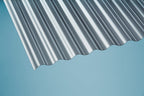 Polycarbonat Profilplatte Elefantenplatte 1,4mm 1.4mm Anthrazit – Montage auf Vordach