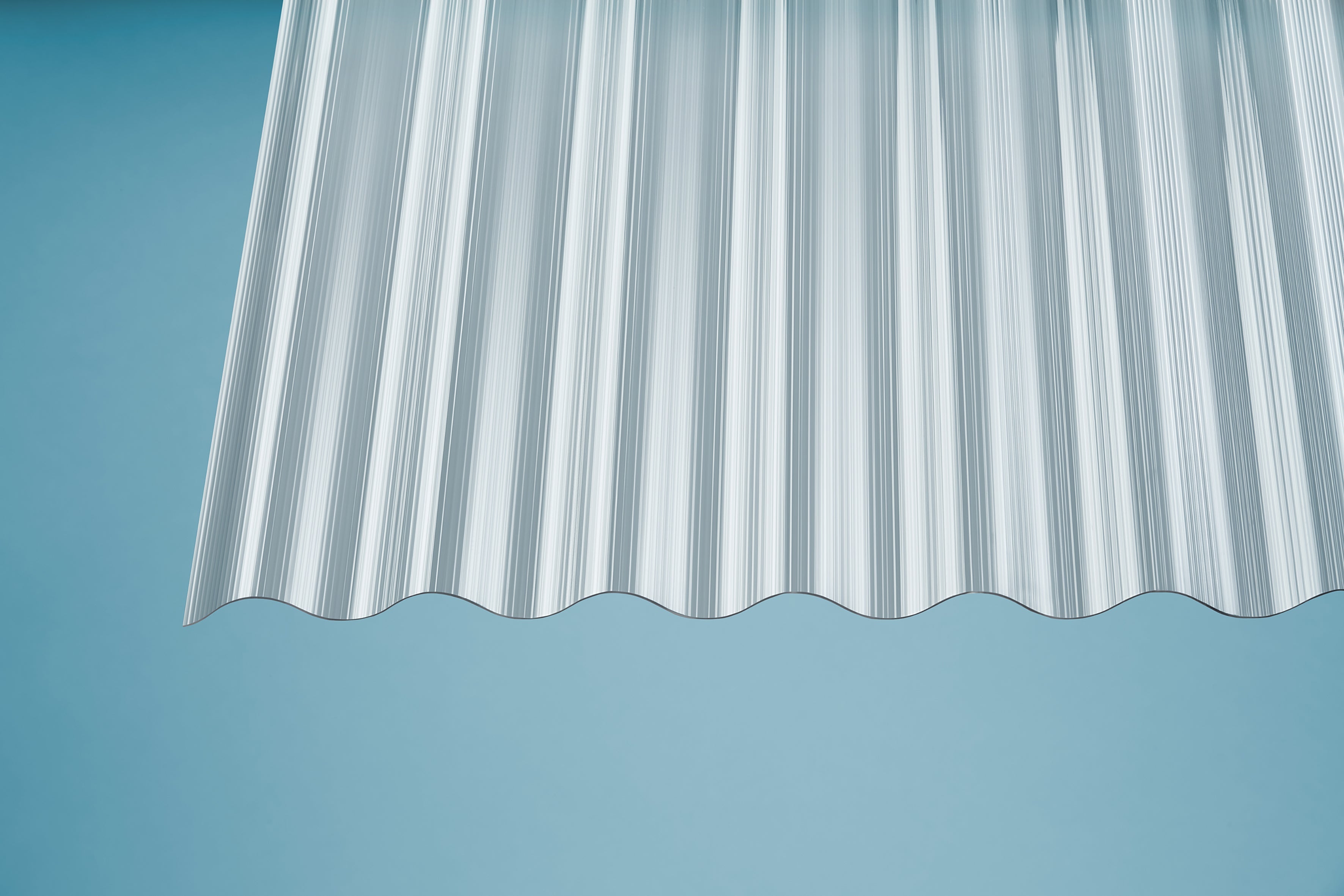 PC Profilplatten Gerillt – 1mm, Klar – Produktansicht 8