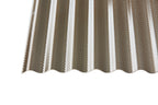 Polycarbonat Profilplatte Blueline Wabe 2,6mm 2.6mm Bronce – Detailansicht
