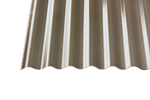 PC Profilplatten Wabe – 3mm, 1045mm Breite, Graphit