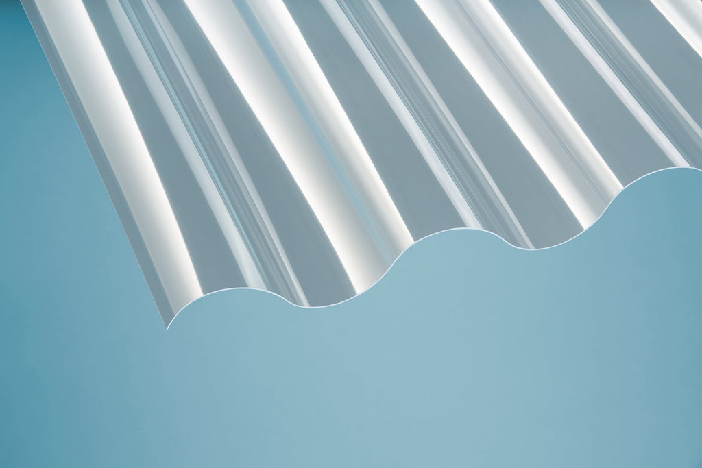 PET Profilplatten – 1mm, 1152mm Breite, Klar – Produktansicht