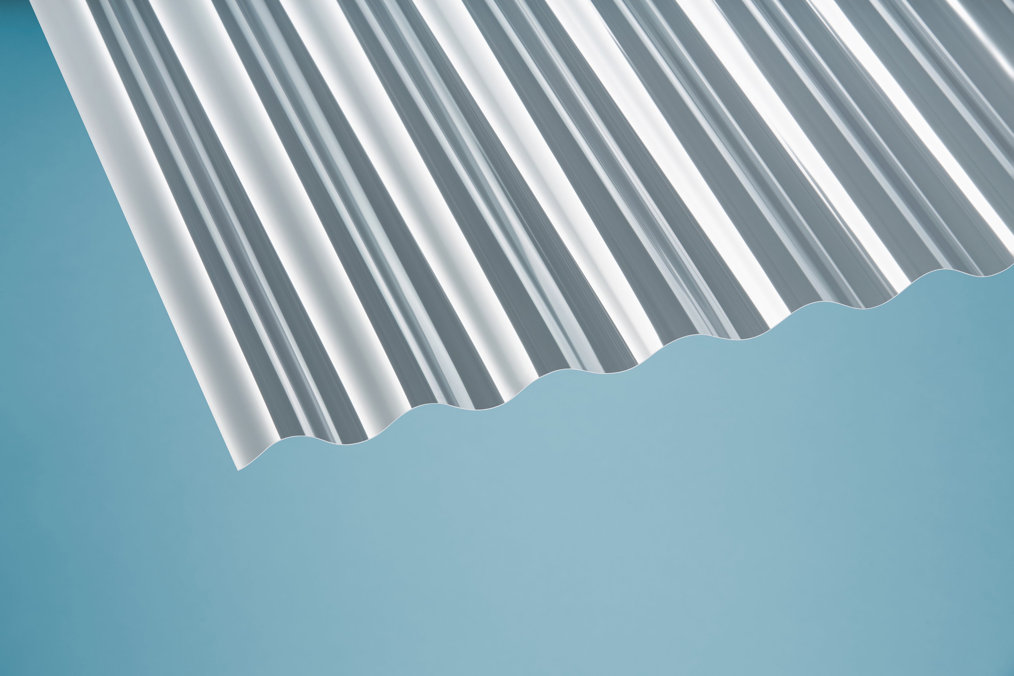 PET Profilplatten – 1mm, 900mm Breite, Klar – Produktansicht 3