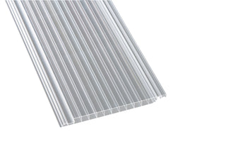 Polycarbonat Hohlkammerpaneele klar 16mm (200mm Nutzbreite)