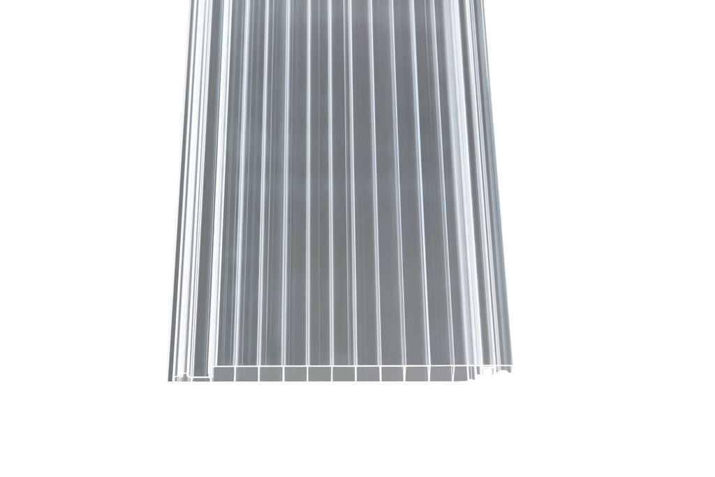 Polycarbonat Hohlkammerpaneele – 16mm, 200mm Breite, Bronze – Produktbild freigestellt