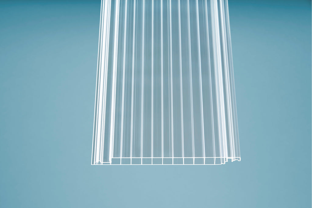 Polycarbonat Hohlkammerpaneele – 16mm, 200mm Breite, Klar – Produktansicht 3