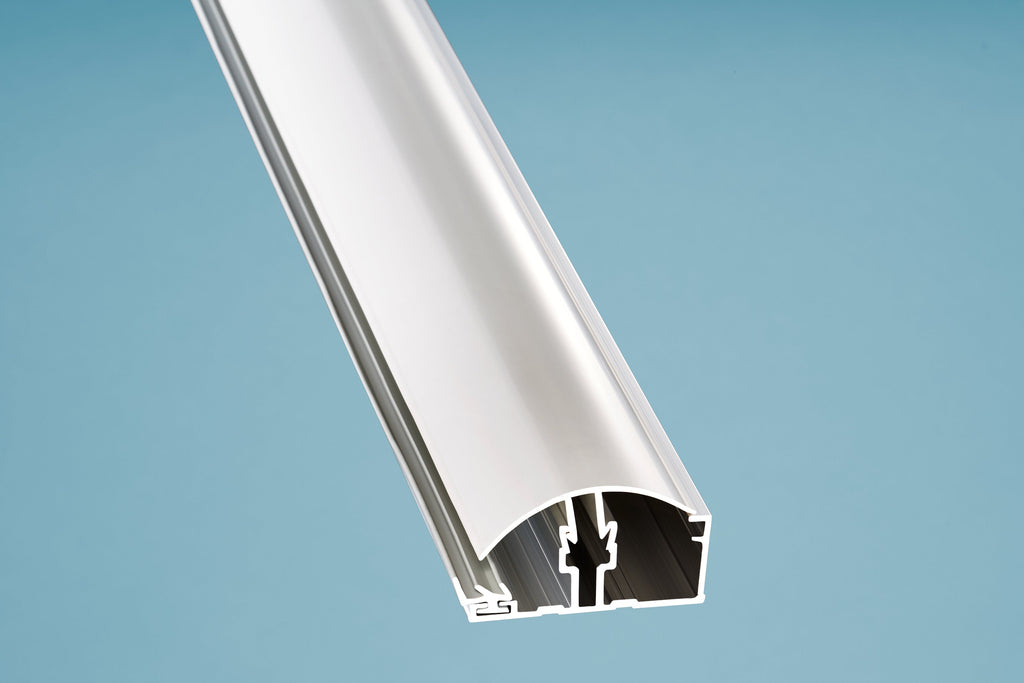 ALU & PVC Klemmprofil Rand – 61mm Breite – Produktansicht