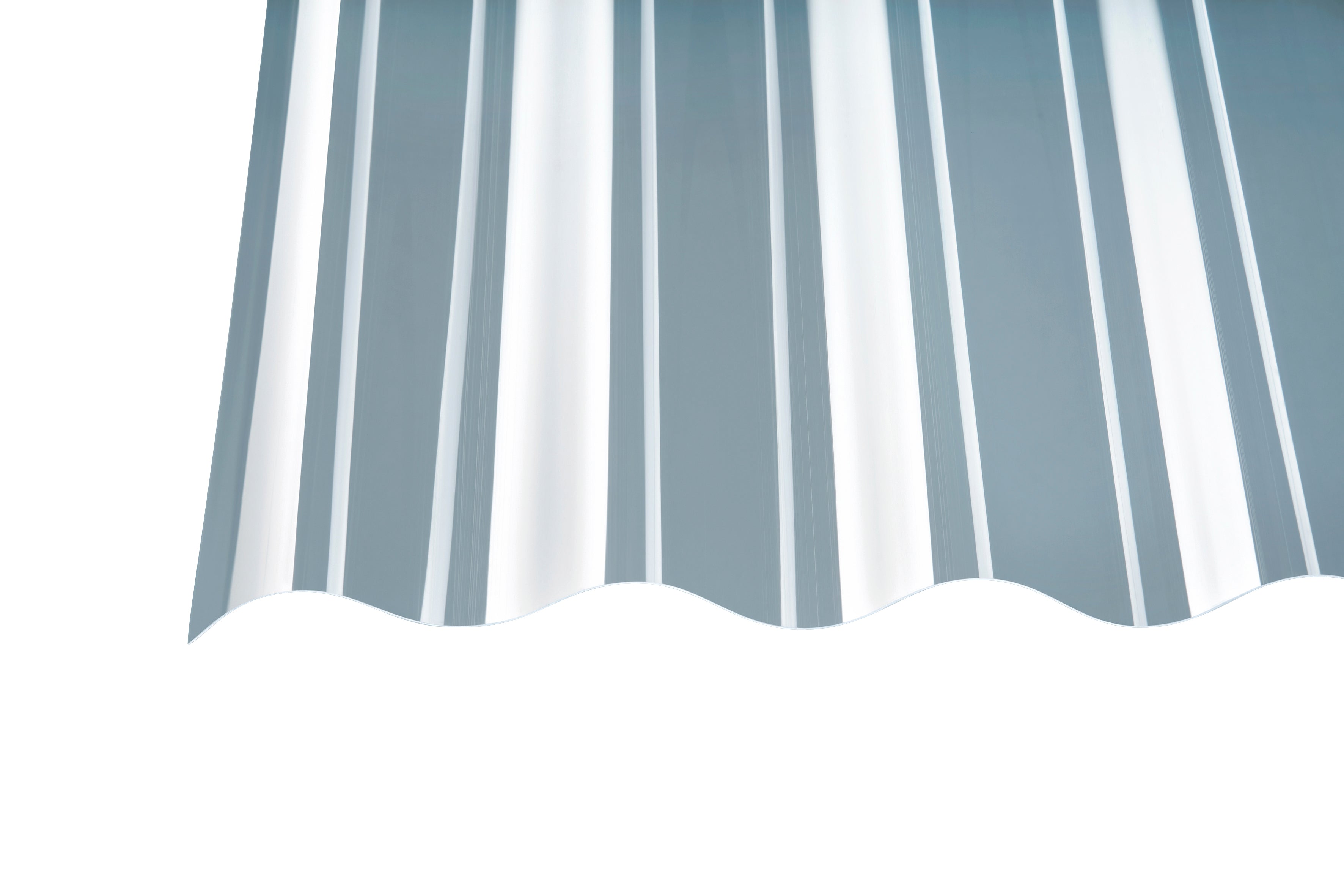 PVC Profilplatten – 1mm, 1000mm Breite, Klar – Produktbild freigestellt