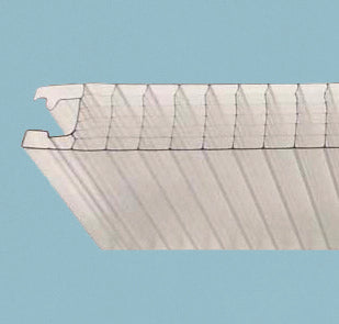 Scobalit Plus Polycarbonat Hohlkammerpaneele – 40mm, 500mm Breite, Klar – satiniert – Produktansicht 3