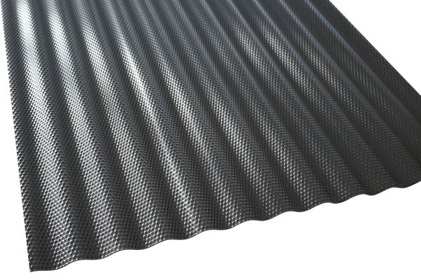 Scobanit light – 4mm, 900mm Breite, Schwarz