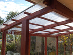 Terrassenüberdachung mit Polycarbonat-Platten
