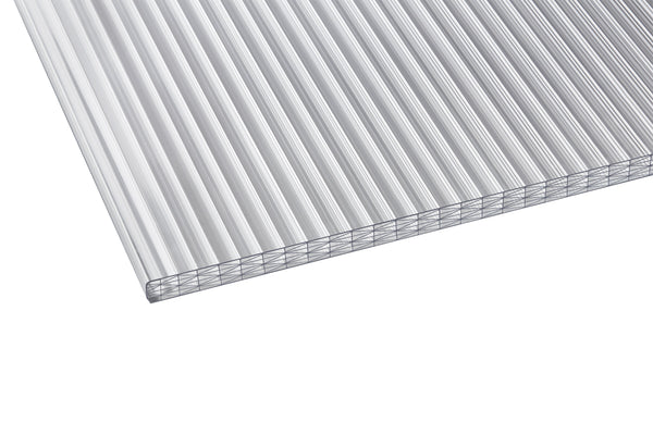 Stegplatte Polycarbonat thermo 25 – 25mm, Klar kaufen – Produktbild freigestellt