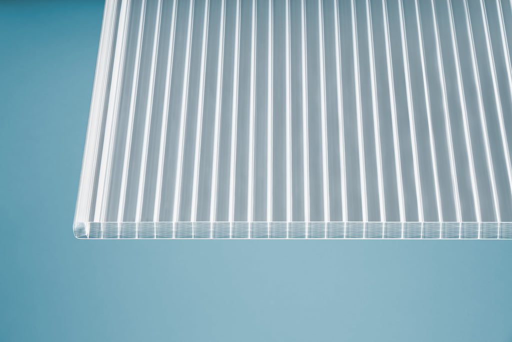 Stegplatte Polycarbonat thermo 25 – 25mm, Klar – Produktansicht 3