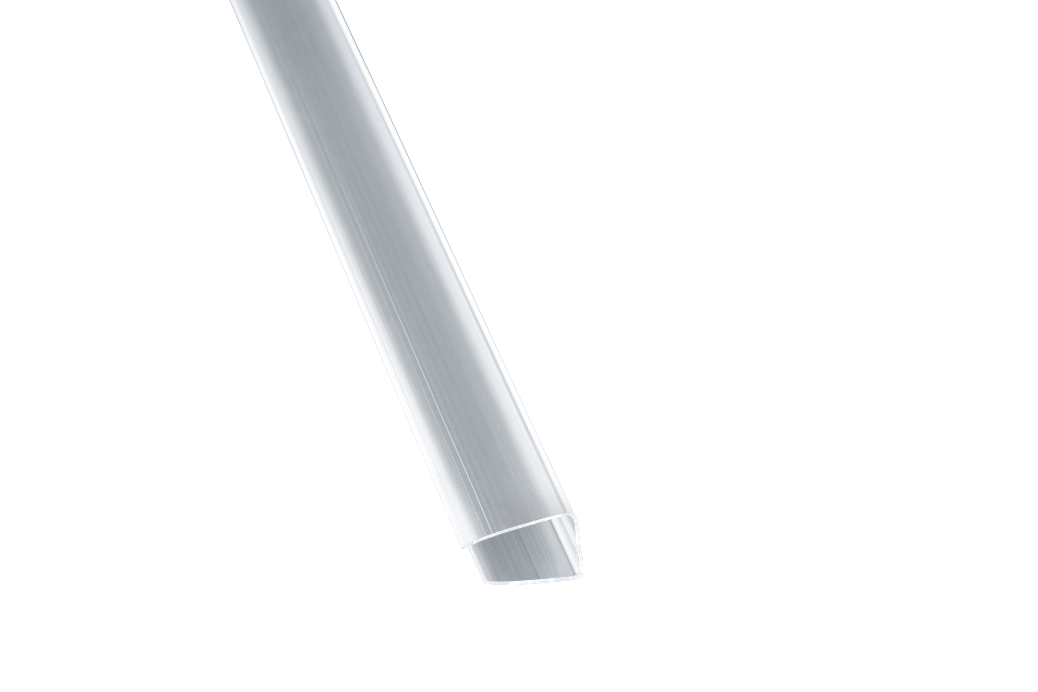 Polycarbonat U Profil 16mm – 31mm Breite, Transparent kaufen – Produktbild freigestellt