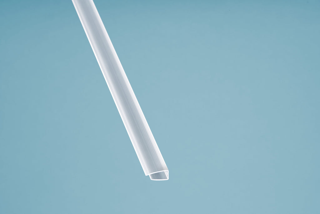 Polycarbonat U Profil 6mm – 19mm Breite, Transparent – Produktansicht