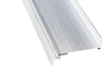 ALU Wandanschluss (Alu) – 115mm Breite, Silber kaufen – Produktbild freigestellt