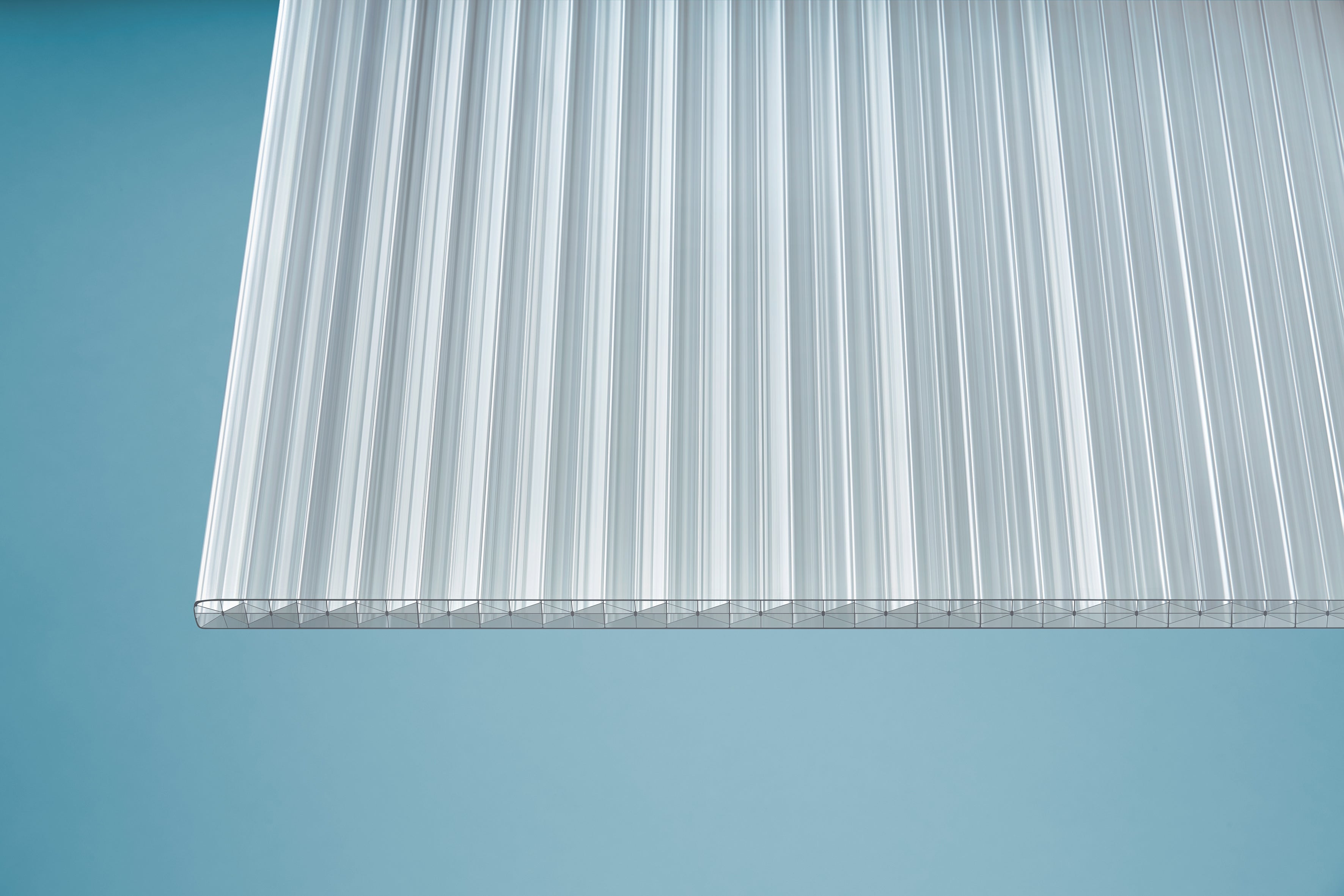 Stegplatte Polycarbonat X 16 – 16mm, Klar – Produktansicht 3