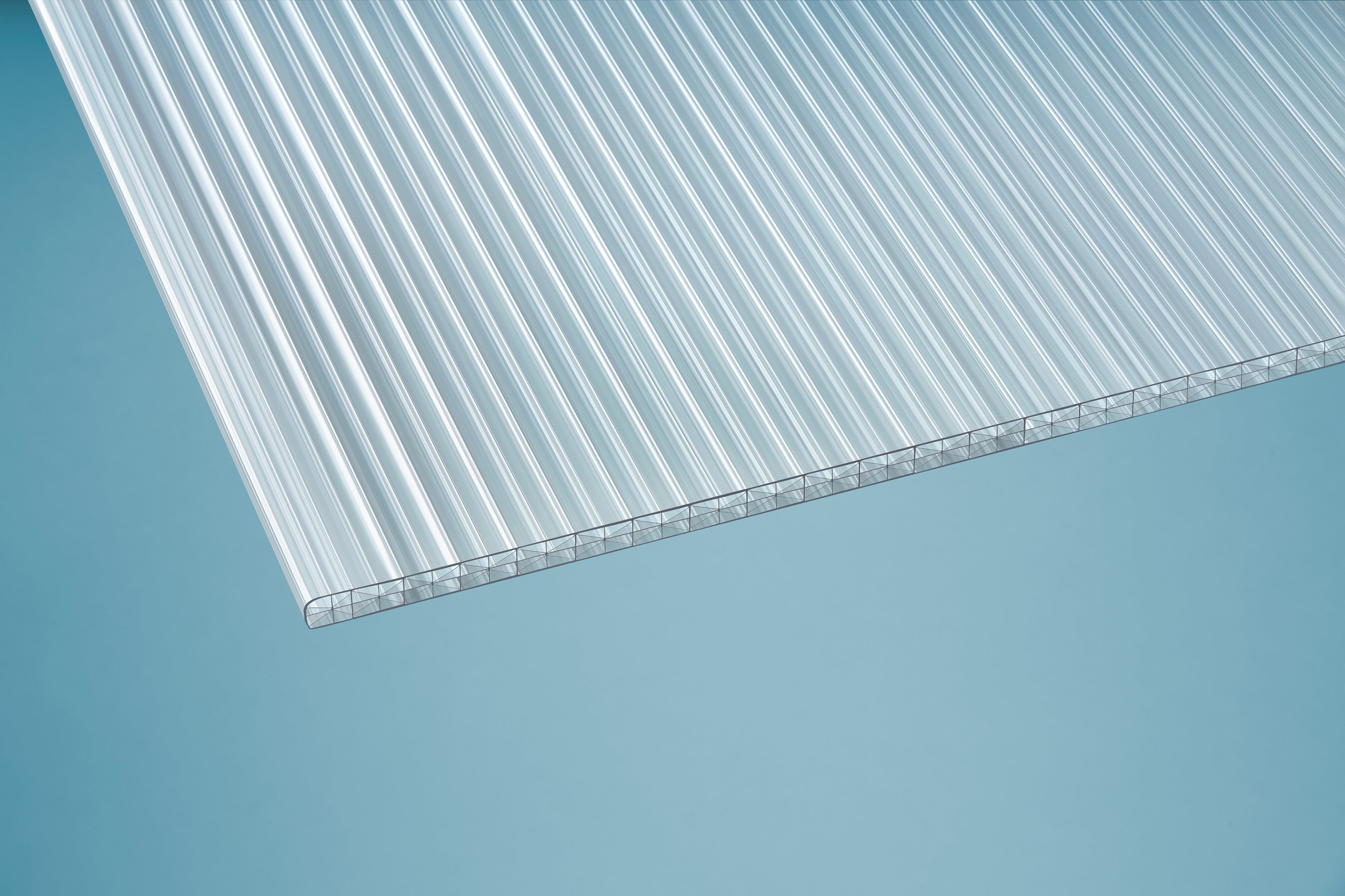 Stegplatte Polycarbonat X 16 – 16mm, Klar – Produktansicht 4